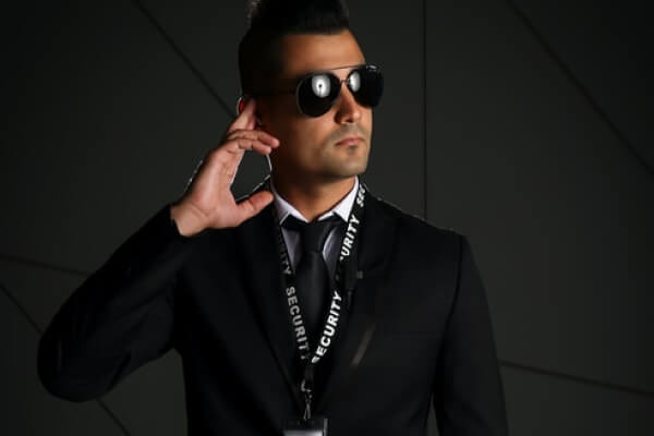 Security guard using a management system