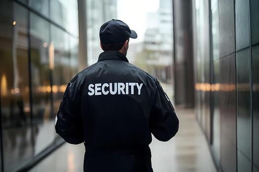Guard on patrol
